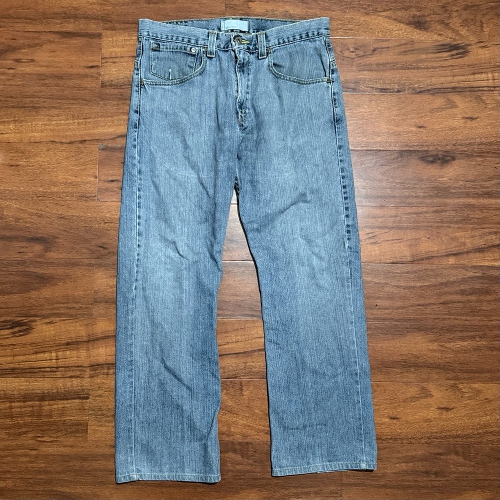 Vintage Levis Silver Tab Jeans Mens 31x30 Blue True Boot Y2K Pants Wide Baggy